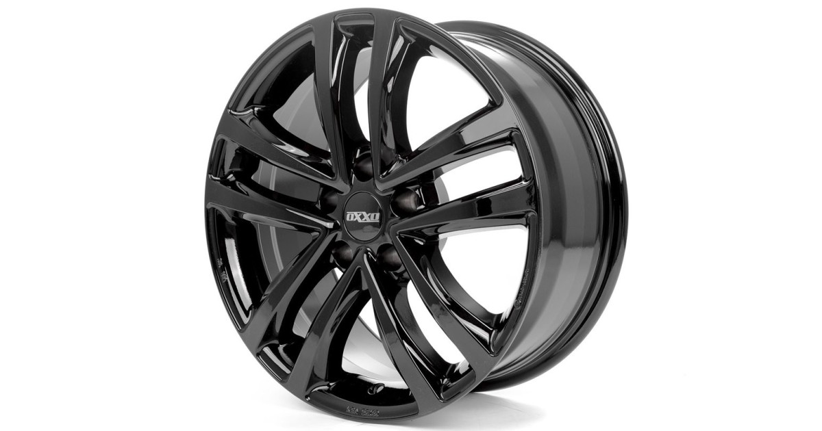 Jante Alu OXXO BRAVE BLACK (OX16) 7x18 5x112 ET22 , Alésage 66.6