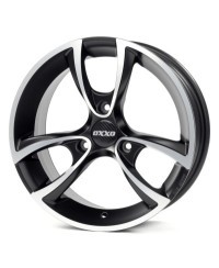 Jante Alu OXXO  TRIAS BLACK (RG18) Matt Black Polished 5x15 3x112 ET20 , Alésage 57.1