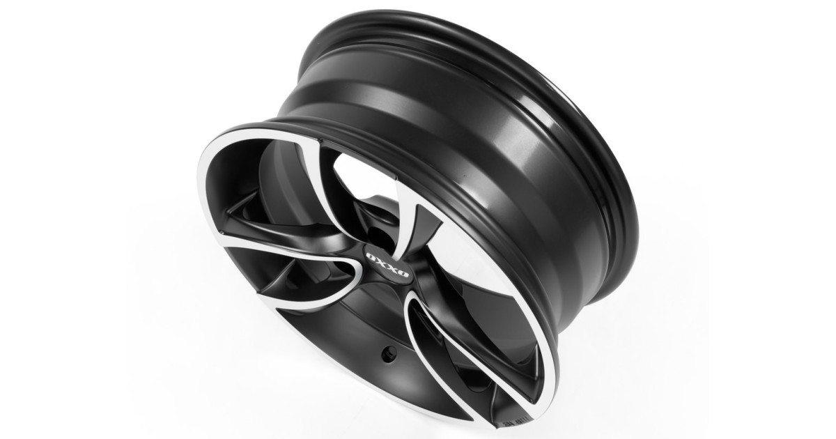 Jante Alu OXXO TRIAS (RG18) Matt Black Polished 6x15 3x112 ET25  , Alésage 57.1