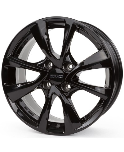 Jante Alu OXXO OBERON 4 BLACK (OX07) 6,5x15 4x108 ET27 , Alésage 65.1