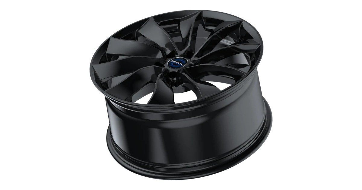Jante Alu  MAK SOLAR GLOSS BLACK 9,5x19 5x114.3 ET45 , Alésage 64.10