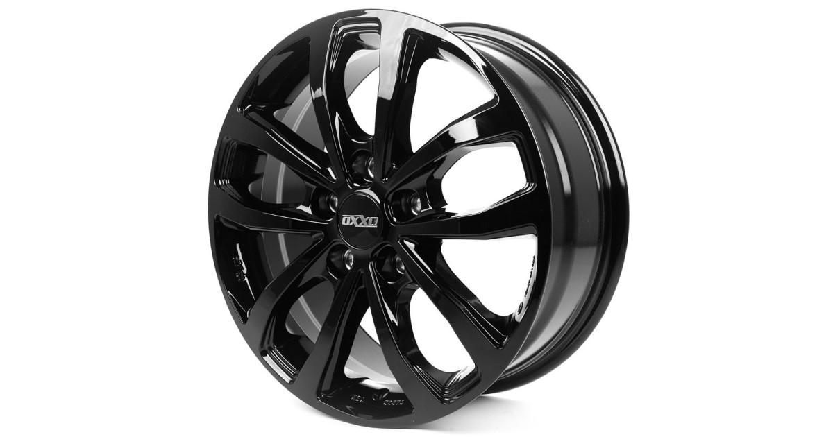 Jante Alu OXXO HYPERION BLACK (OX11)  7x17 5x108 ET46 , Alésage 65.1