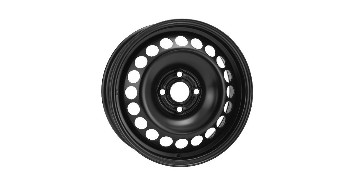 Jante Tole/Acier MWD , No 6445 ,  6X15 4/ 100 ET39, Alésage 56,6  OPEL Corsa D/ E , Adam