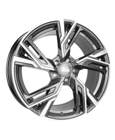 Jante ALU, MAM RS5 PALLADIUM FRONT POLISH  8X18  5/114.3 ET30, Alésage 72.6