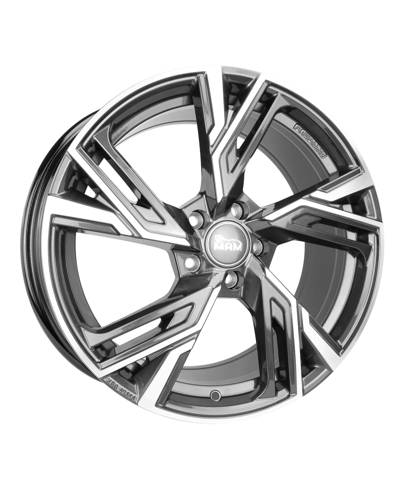 Jante ALU, MAM RS5 PALLADIUM FRONT POLISH 8.5X20 5/112 ET30, Alésage 66.6