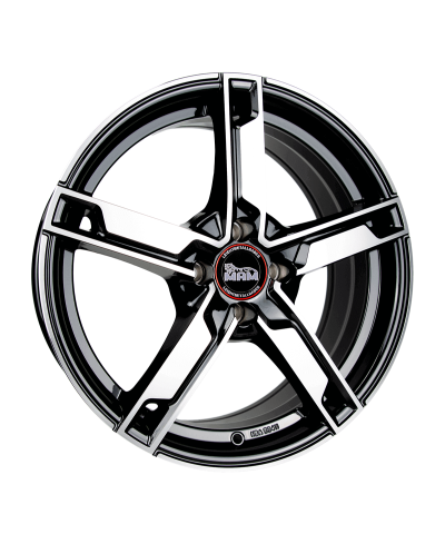 Jante ALU, MAM W4 BLACK FRONT POLISH 7X17 4/108 ET35, Alésage 63.4
