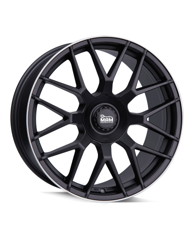 MAM GT1 MATT BLACK LIP POLISH 8,5x20 5/108+114,3 ET45 Alésage 72.6