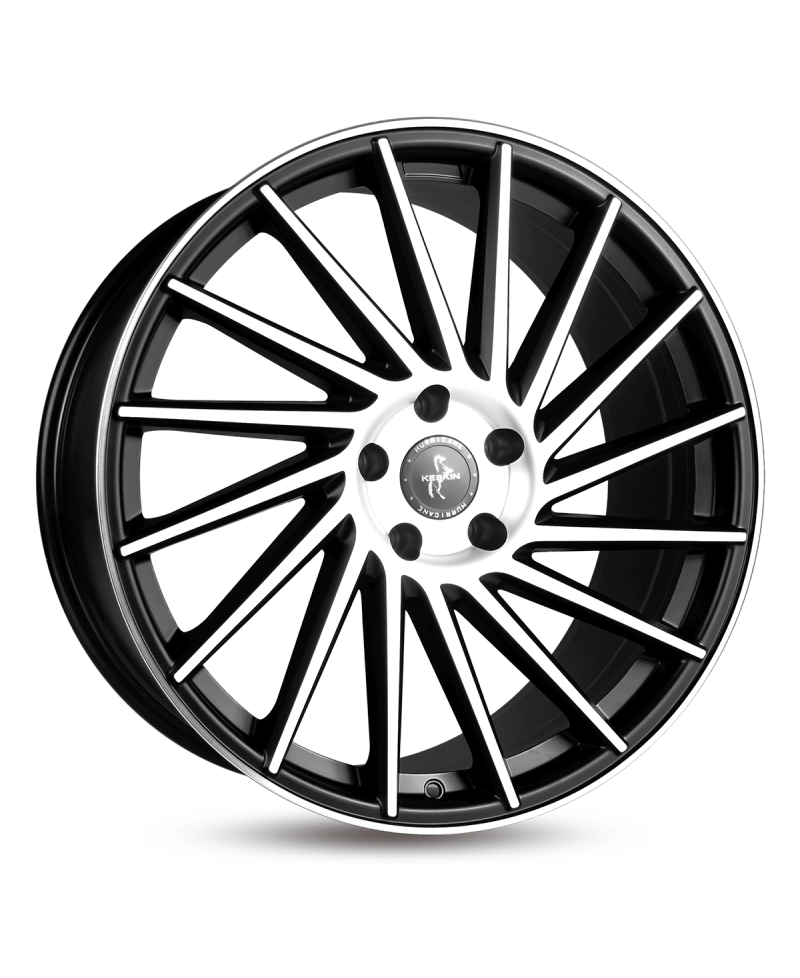 KESKIN KT17  Hurricane MATT BLACK FRONT POLISH 9,5x21 5/120 ET38 Alésage 74,1