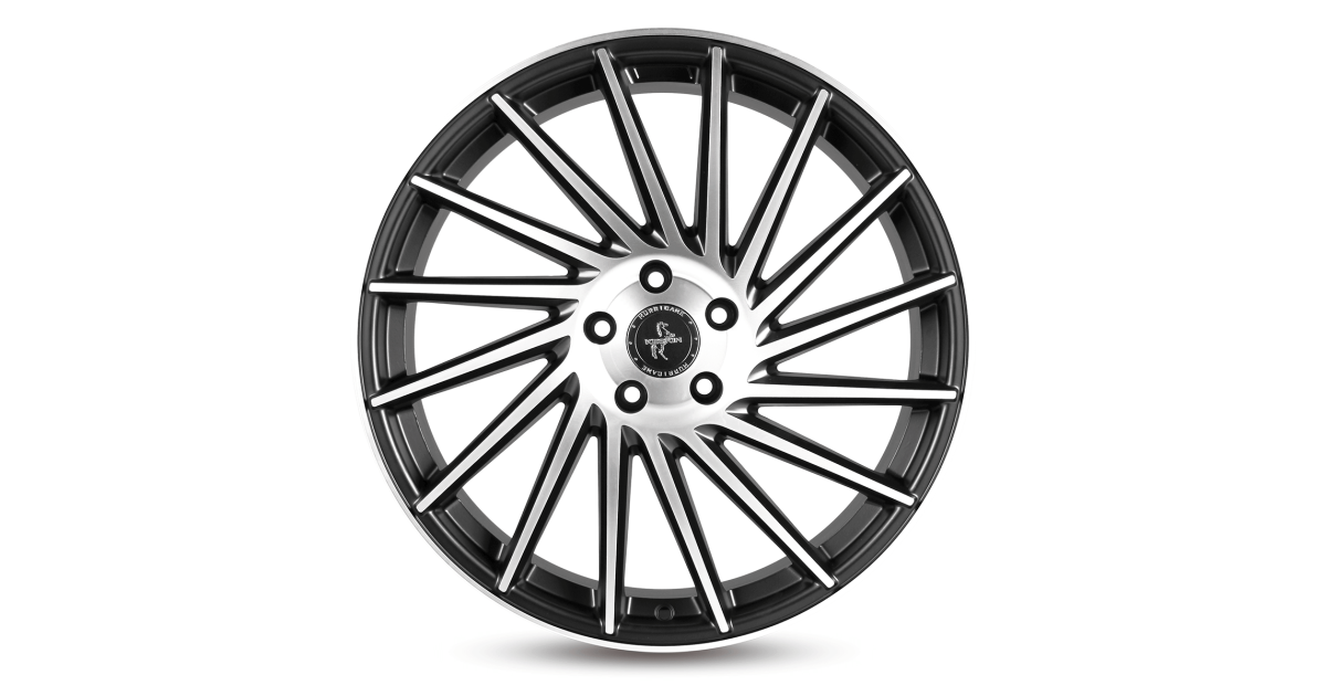 KESKIN KT17  Hurricane MATT BLACK FRONT POLISH 9,5x21 5/120 ET38 Alésage 74,1