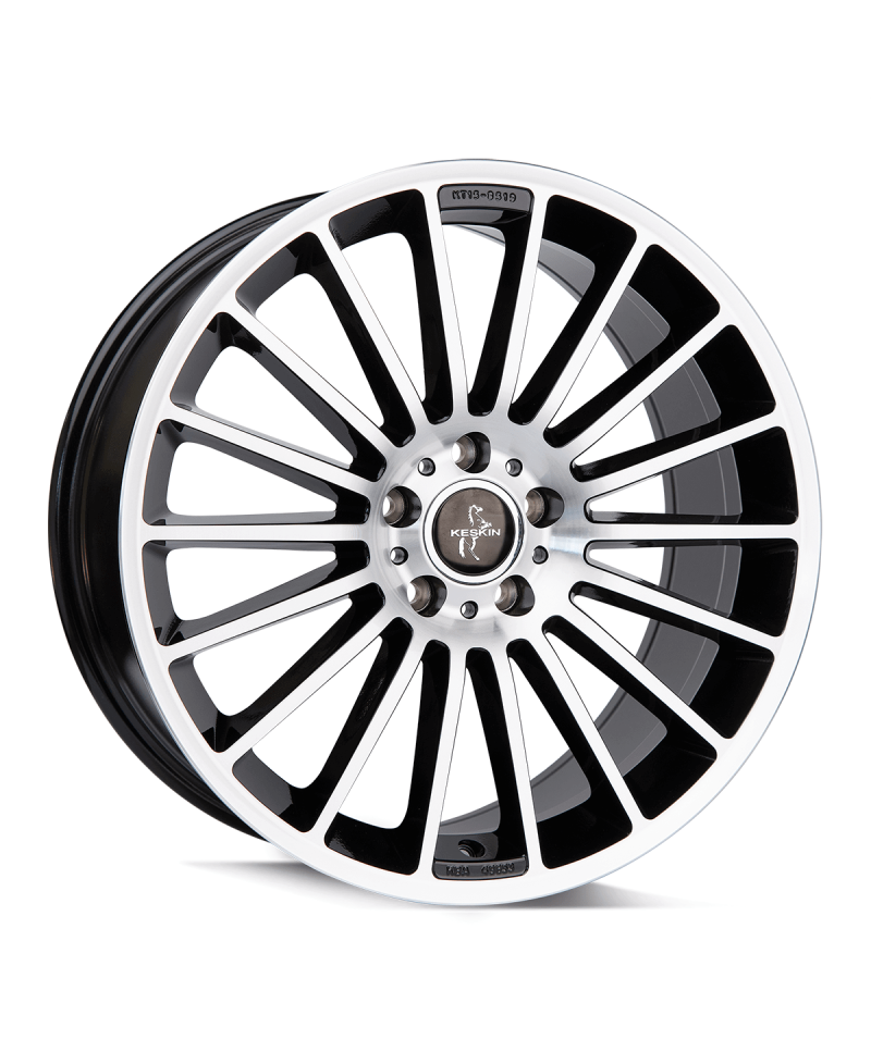 KESKIN KT15 Speed BLACK FRONT POLISH 7x17 5/112 ET48 Alésage 66,6
