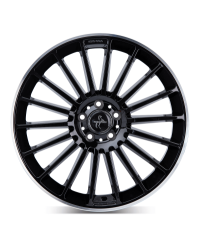 KESKIN KT15 Speed  BLACK LIP POLISH 7x17 5/112 ET38 ,Alésage 66,6