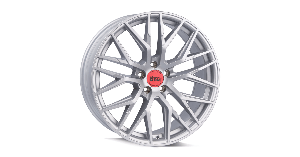 MAM RS4 MATT SILVER PAINTED 7,5x17 5/112 ET35 ,Alésage 66,6