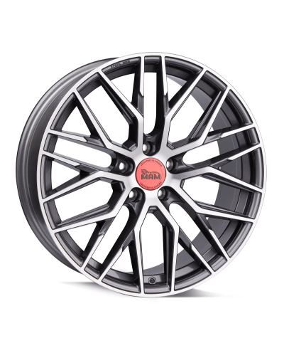 MAM RS4 PALLADIUM FRONT POLISH 7,5x17 5/112 ET35 ,Alésage 66,6