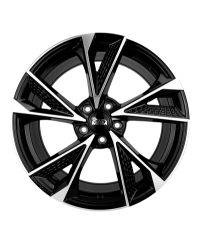 Jante ALU, MAM RS6 BLACK FRONT POLISH 8.5X20 5/114.3 ET35, Alésage 72.6