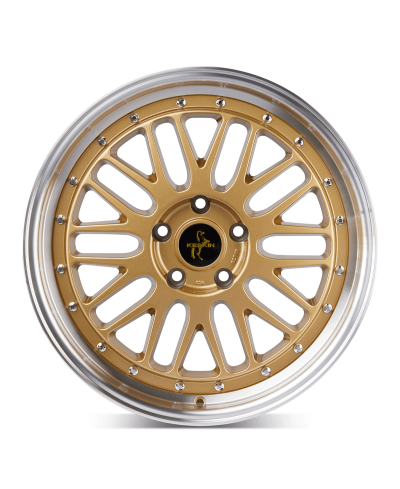 KESKIN KT22 Retro GOLD LIP POLISH 8,5x19 5/114,3 ET40 Alésage 72.6
