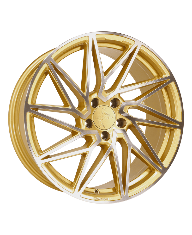 KESKIN KT20 Future GOLD FRONT POLISH 8,5x19 5/112 ET45 Alésage 72,6