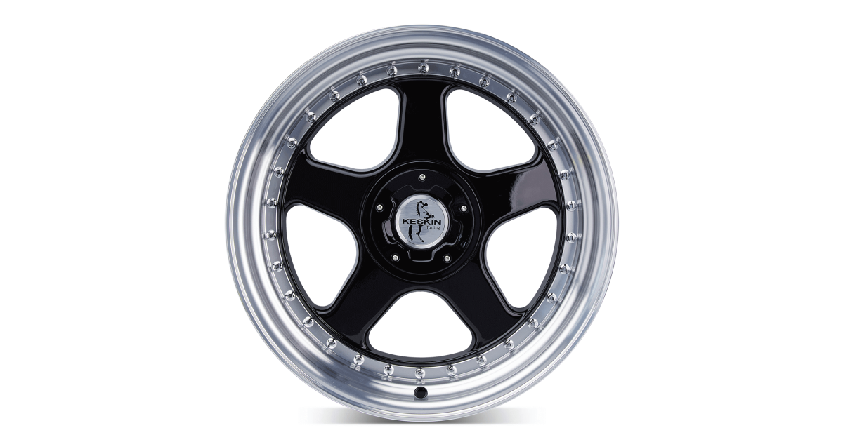 KESKIN KT1 BLACK LIP POLISH 10x18 5/100+112 ET25 Alésage 72.6