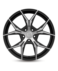 KESKIN KT19 Angel BLACK FRONT POLISH 8x18 5/112 ET30 Alésage 72,6