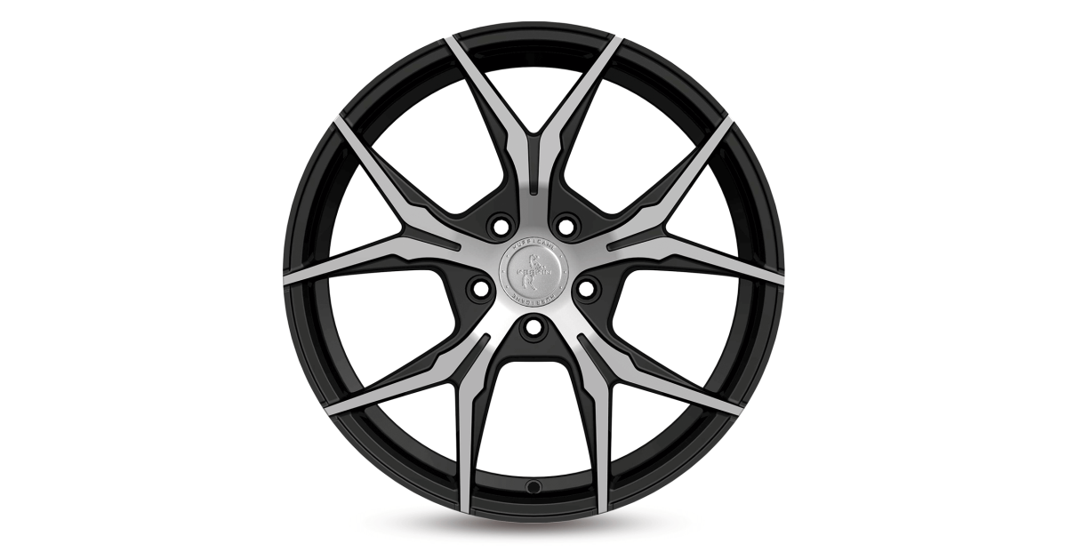 KESKIN KT19 Angel BLACK FRONT POLISH 8x18 5/112 ET30 Alésage 72,6