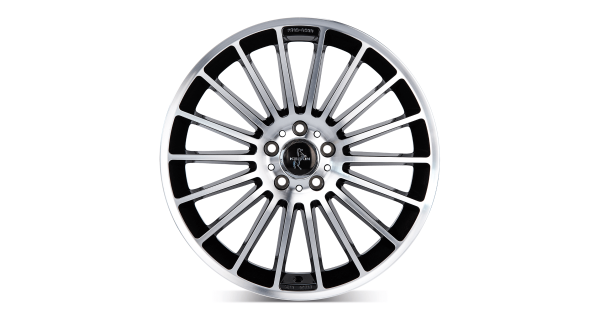 KESKIN KT15 Speed BLACK FRONT POLISH 8x18 5/112 ET30 Alésage 66,6
