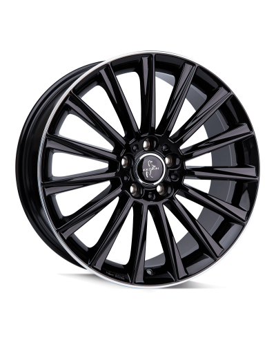 KESKIN KT18 Turbo BLACK LIP POLISH 7x17 5/112 ET48 Alésage 66,6