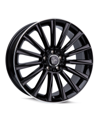 KESKIN KT18 Turbo BLACK LIP POLISH 7x17 5/112 ET48 Alésage 66,6