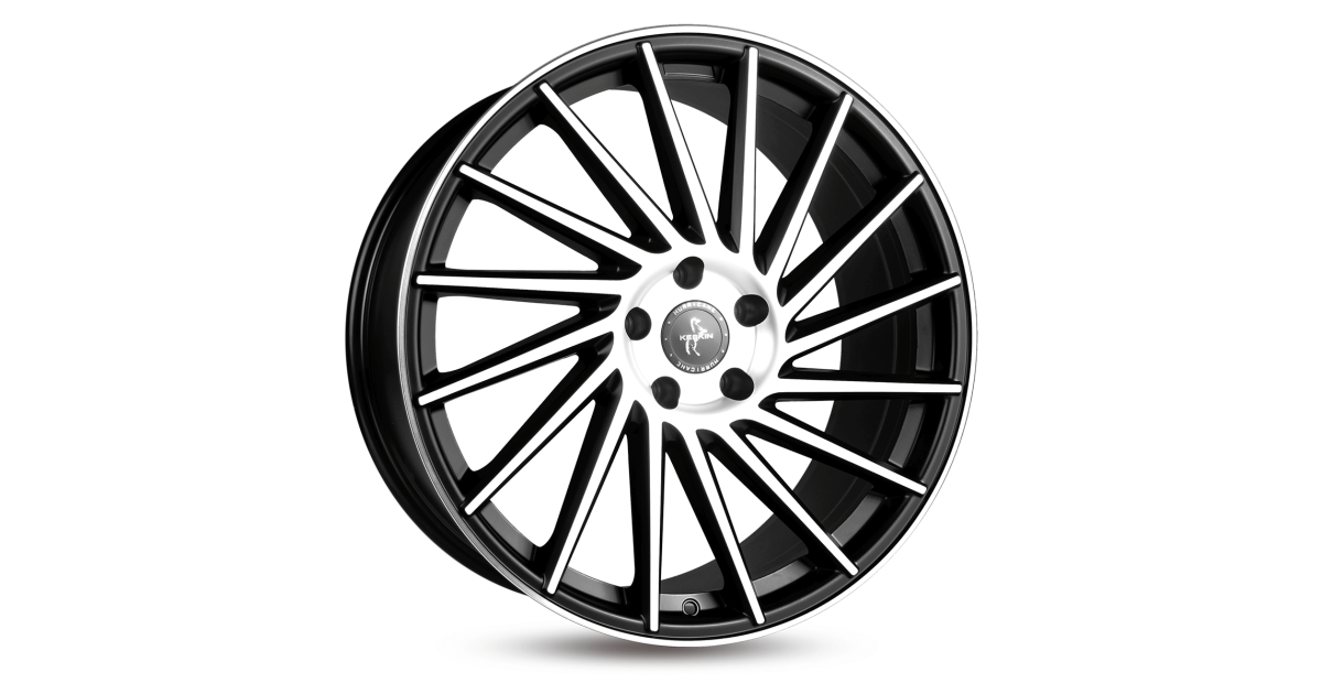KESKIN KT17 Hurricane MATT BLACK FRONT POLISH 10x22 5/112 ET50 Alésage 66,6