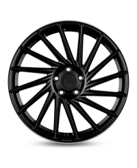 KESKIN KT17 Hurricane MATT BLACK LIP POLISH 8,5x19 5/112 ET30 Alésage 72,6