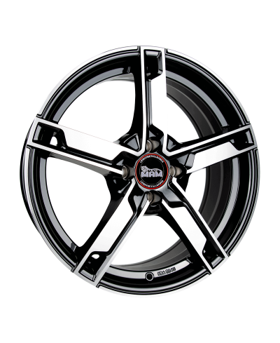 MAM W4 BLACK FRONT POLISH 7x17 5/100 ET35 ,Alésage 57,1