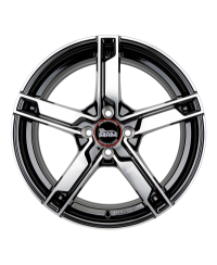MAM W4 BLACK FRONT POLISH 7x17 5/100 ET35 ,Alésage 57,1
