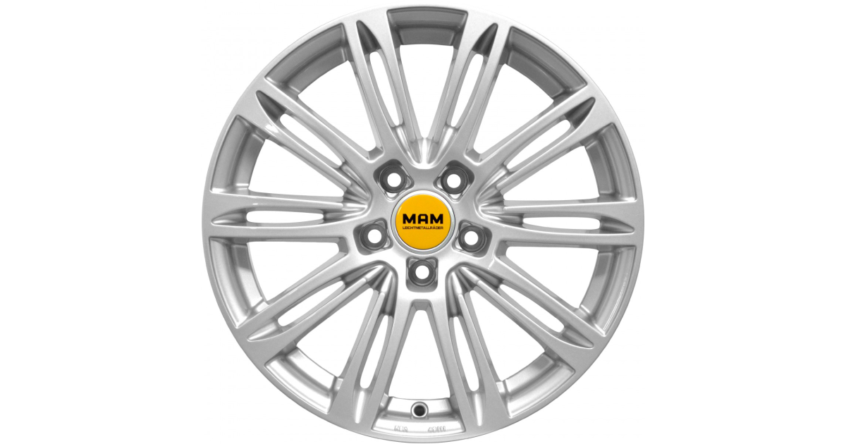 MAM A4 SILVER PAINTED 7,5Jx17 5/114,3 ET38 Alésage 72,6