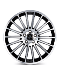 KESKIN KT15 Speed BLACK FRONT POLISH 7x17 5/112 ET38 ,Alésage 66,6