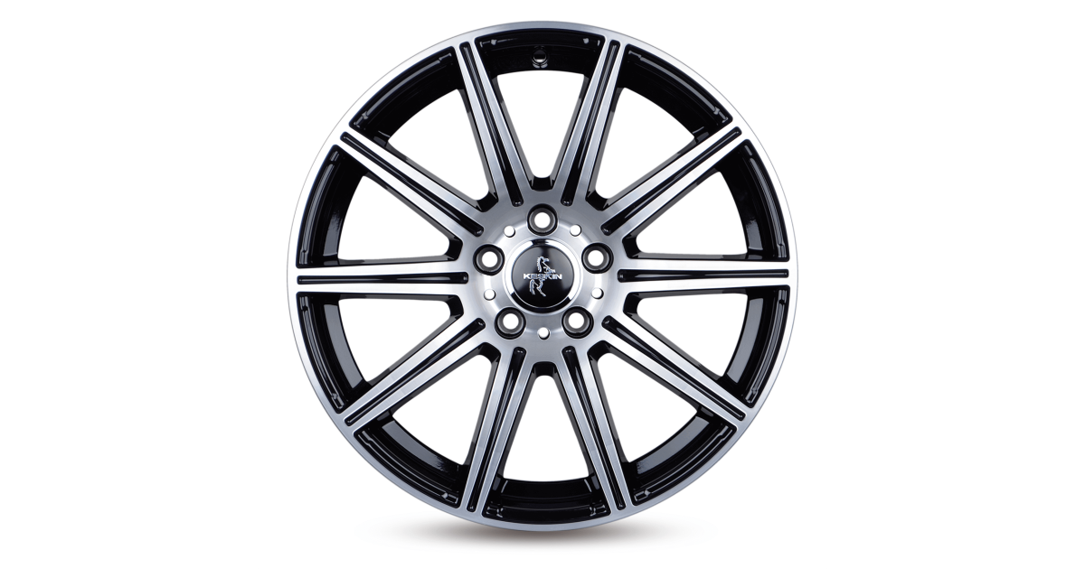 KESKIN KT16 Dynamic black front polish 8x18 5/ 112 ET45 , Alésage 66,6