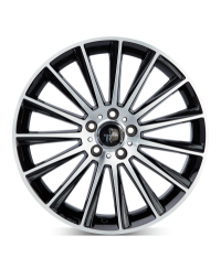 KESKIN KT18 Turbo BLACK FRONT POLISH 7x17 5/112 ET48 Alésage 66,6