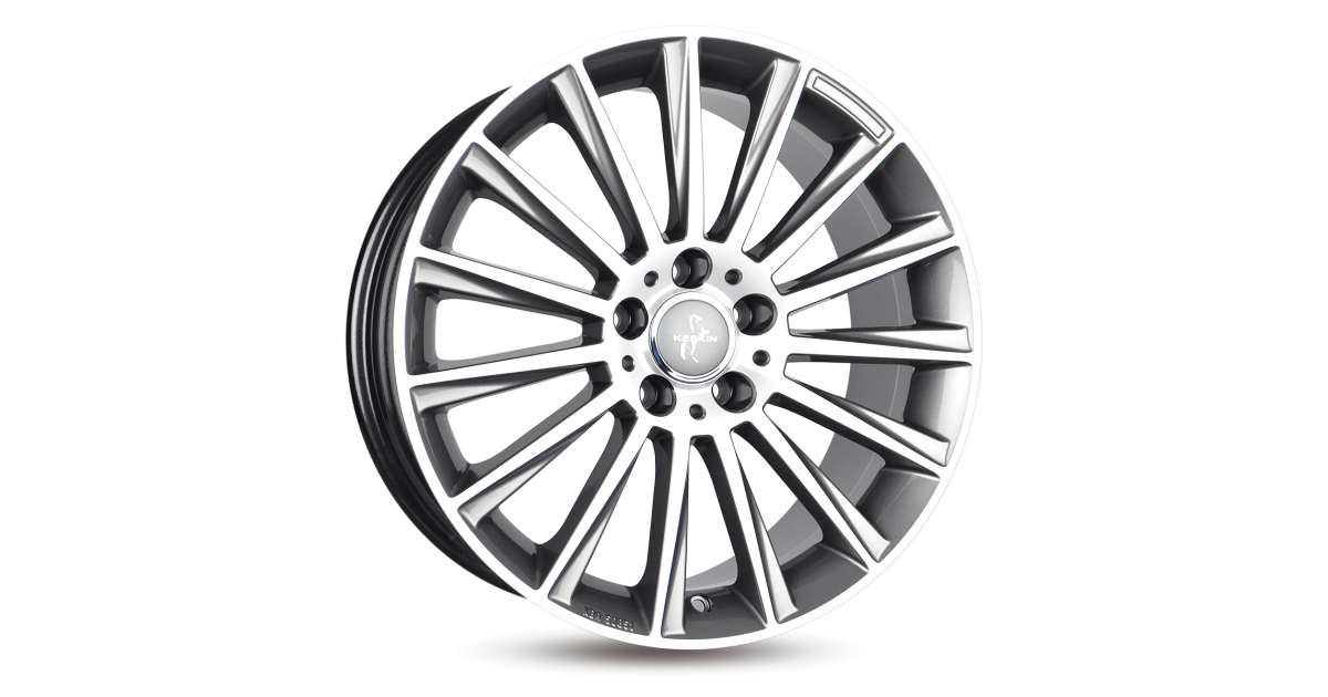 KESKIN KT18 Turbo PALLADIUM FRONT POLISH 8,5x19 5/112 ET45 Alésage 72,6