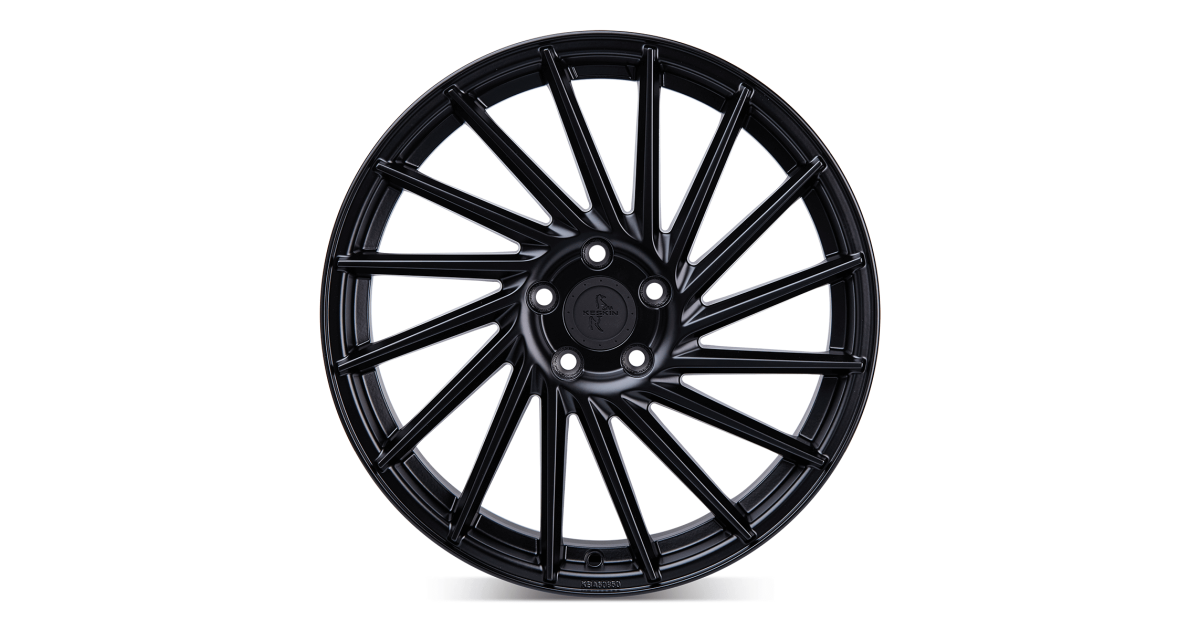 KESKIN KT17 Hurricane MATT BLACK PAINTED 9,5x21 5/112 ET50 Alésage 66,6