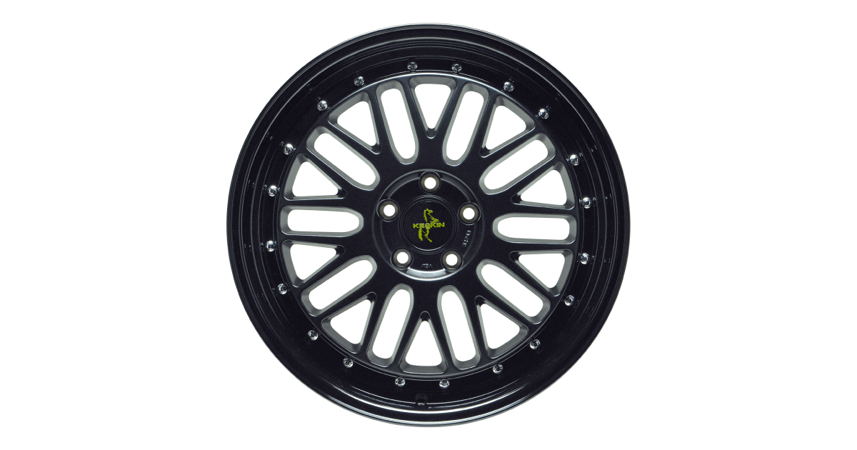 KESKIN KT22 Retro MATT BLACK PAINTED 8,5x19 5/120 ET35 Alésage 72,6