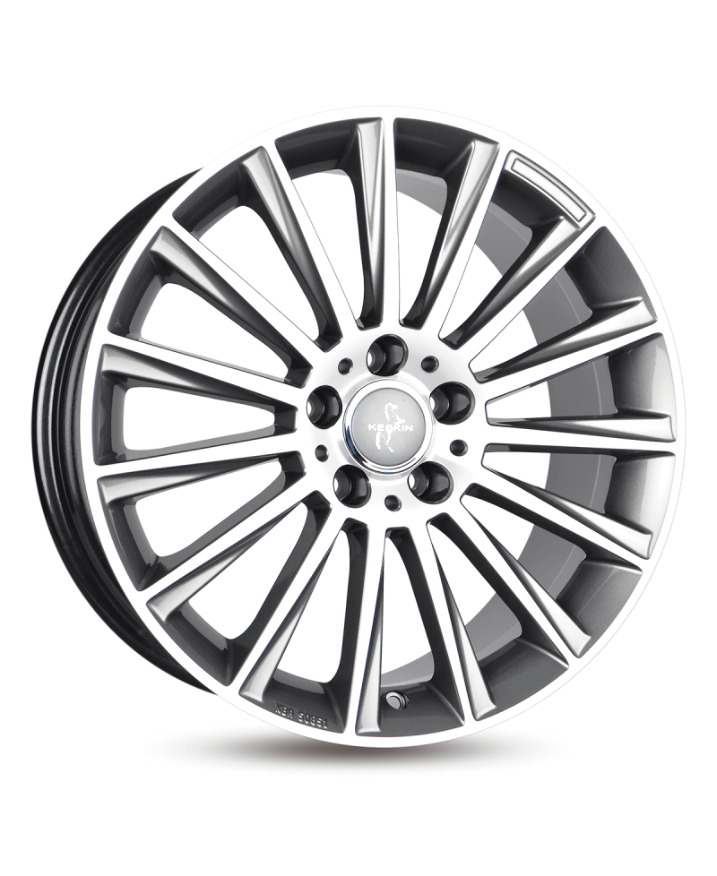 KESKIN KT18 Turbo PALLADIUM FRONT POLISH 7x17 5/120 ET35 Alésage 72,6