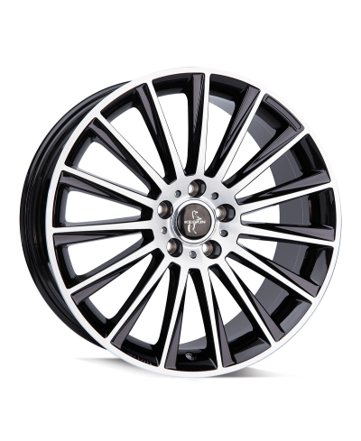 KESKIN KT18 Turbo BLACK FRONT POLISH 8,5x19 5/112 ET30 ,Alésage 72,6