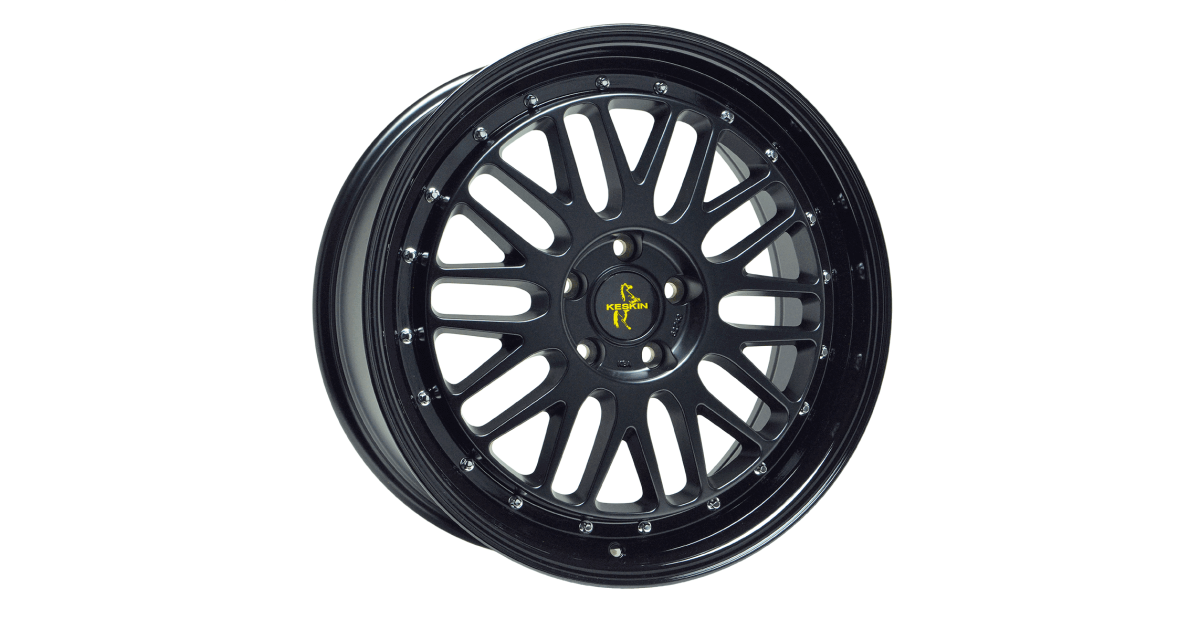 KESKIN KT22 Retro MATT BLACK PAINTED 8x18 5/108 ET45 Alésage 72,6