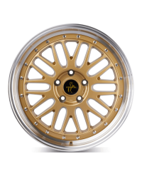KESKIN KT22  Retro GOLD LIP POLISH 8x18 5/112 ET30 Alésage 72,6