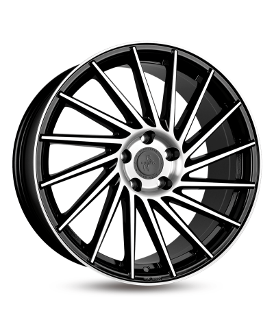 KESKIN KT17 Hurricane  BLACK FRONT POLISH 9,5X21 5/120 ET38 Alésage 74,1