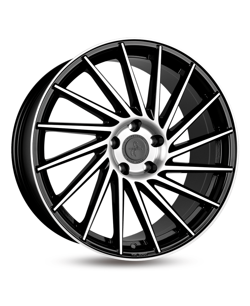 KESKIN KT17 Hurricane  BLACK FRONT POLISH 9,5X21 5/120 ET38 Alésage 74,1