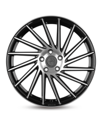 KESKIN KT17 Hurricane  BLACK FRONT POLISH 9,5X21 5/120 ET38 Alésage 74,1