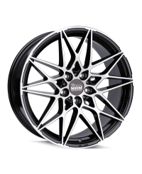 MAM B2 BLACK FRONT POLISH 8x18 5/112 ET45 Alésage 72,6