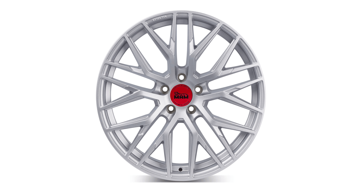 MAM RS4 MATT SILVER PAINTED 8,5x19 5/114,3 ET40 Alésage 72,6