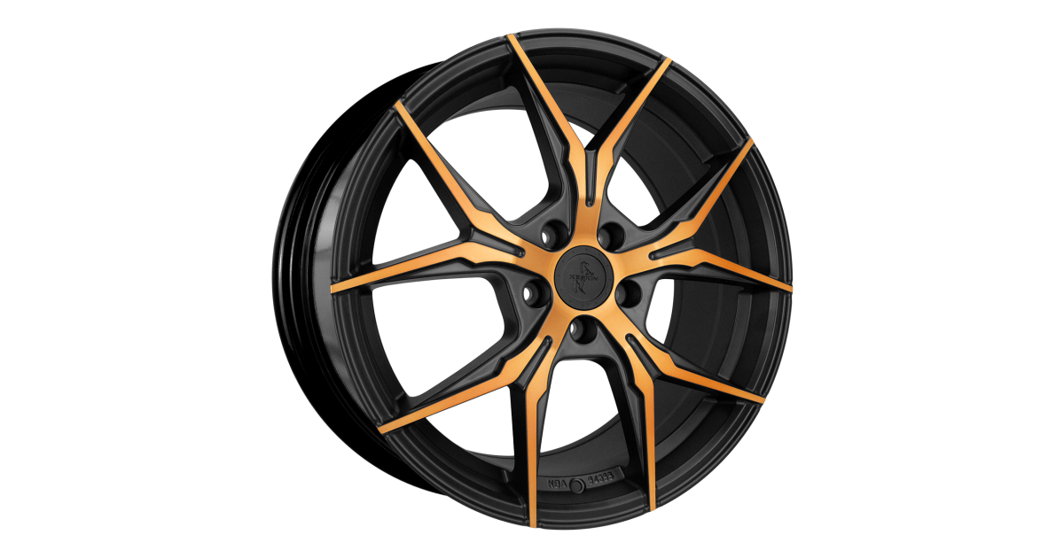 KESKIN KT19N MATT BLACK FRONT COPPER 8,5x19 5/120 ET35 Alésage 72.6