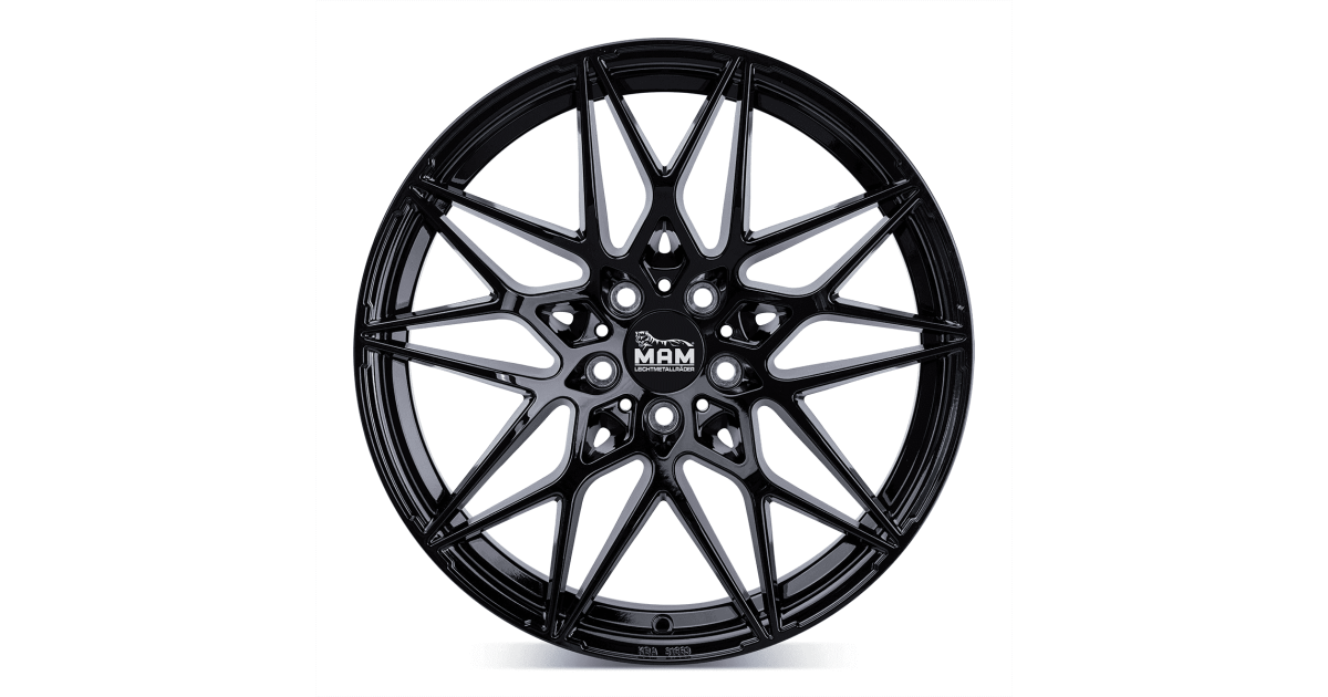 MAM B2 BLACK PAINTED 8,5x20 5/112 ET45 Alésage 72,6