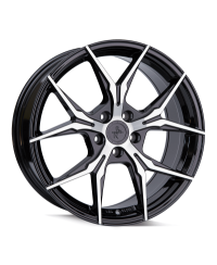 KESKIN KT19N BLACK FRONT POLISH 8,5x19 5/112 ET30 Alésage 72,6