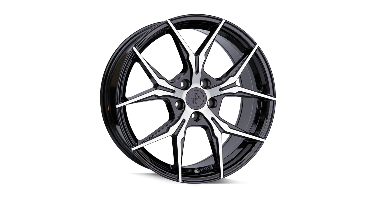 KESKIN KT19N BLACK FRONT POLISH 8,5x19 5/112 ET30 Alésage 72,6